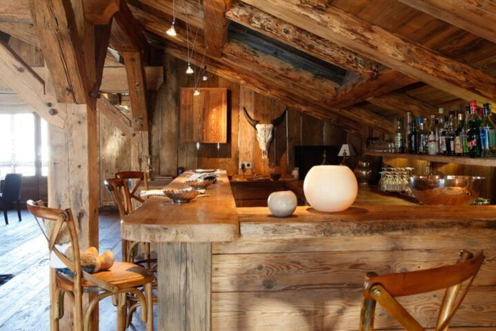 Chalet Javen - 520M2 Avec Piscine Chauffee Et Home Cinema Megève Exteriér fotografie