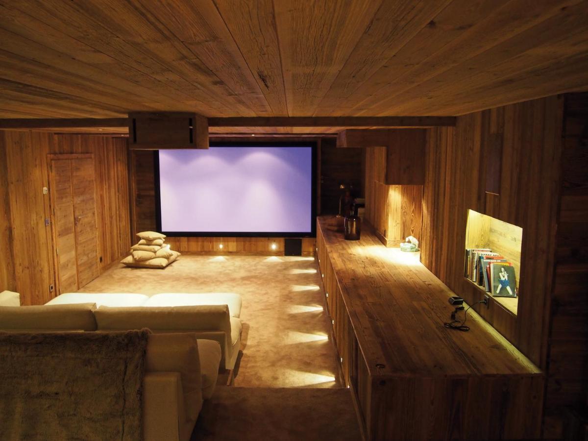 Chalet Javen - 520M2 Avec Piscine Chauffee Et Home Cinema Megève Exteriér fotografie
