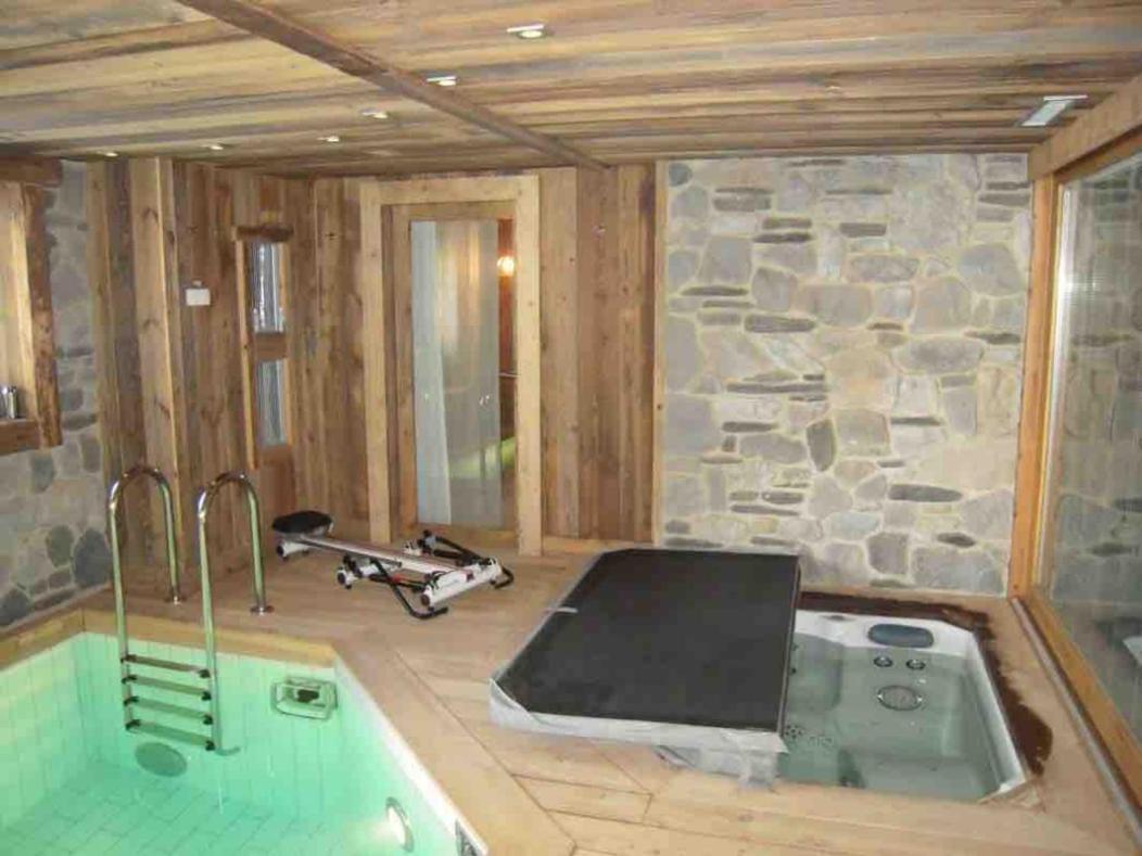 Chalet Javen - 520M2 Avec Piscine Chauffee Et Home Cinema Megève Exteriér fotografie